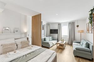 Gemütliches 2 Zimmer Ambient Apartment mit Queensize-Bett , Etagenbett& Schlafsofa in Alsternähe