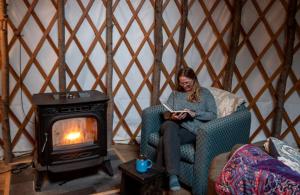 Luxury Yurt Rental Hidden in the Forest near Bristol, Vermont