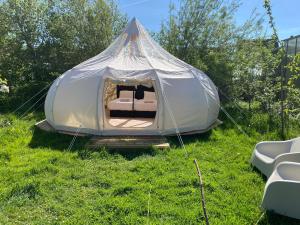 Luxe Glamping tent met sterrenhemel