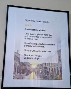 CityCenterHotel Shkoder