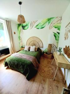 Gîte de charme Abelia avec extérieur au calme