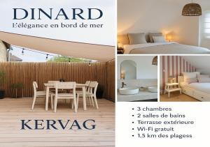 KERVAG Cote émeraude Magnifique Maison à 5 min des plages 3 chb - 4hvězdičkové hotely ve městě Dinard