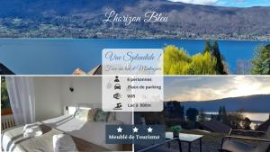 Appartements L-Horizon Bleu, Splendide vue sur le Lac Annecy, a 3mn du Lac : photos des chambres