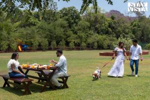 Nivaant Farms by StayVista - Green Retreat with Pool, Orchard, Jacuzzi & Gazebo