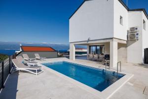 Villa SUNSET II with private pool and beautiful sea view