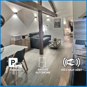 Appartements Superbe, T2 elegant, Neuf, Parking : photos des chambres