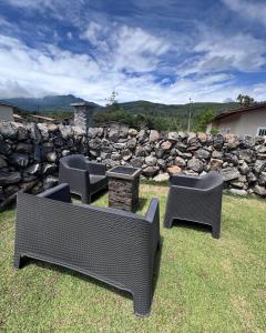 Los pinos casa con hogueras y vistas al Volcán