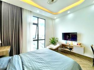 Dr 501 Modern studio with city view and kitchen