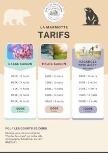 Chalets Chalet de Pont-Peyron La Marmotte : photos des chambres