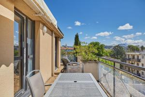 Hotels Appart Hotel Odalys City Aix en Provence Les Floridianes : Appartement 1 Chambre avec Terrasse (4 Adultes)