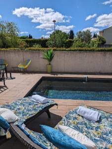 Villas Villa with air-conditioned pool, 15 minutes from beaches and Montpellier : photos des chambres