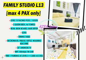 AZFA Suites at De Centrum Putrajaya Bangi FREE wifi