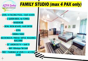 AZFA Suites at De Centrum Putrajaya Bangi FREE wifi
