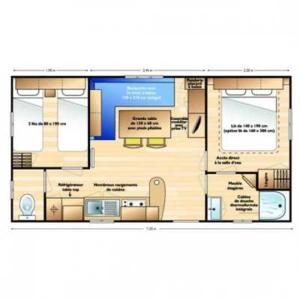 Campings Camping 3 etoiles - Piscine - eehcdh : photos des chambres