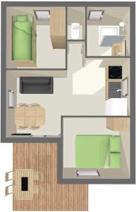 Campings Chalet 4 etoiles - Piscine - eehefh : photos des chambres