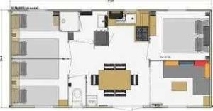 Campings Camping 3 etoiles - Piscine - eebeae : photos des chambres