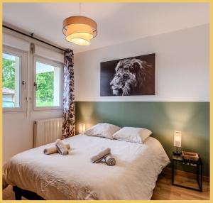 Appartements Le Jardin du Port I T3 I Sciez : photos des chambres