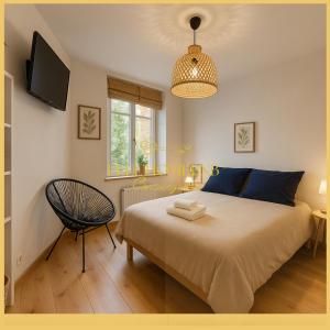 Studio Proche Centre - Lit Queen, Café Offert !