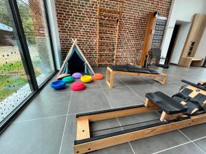 Villas Aux Bois Dores de la Ferme de sorval, animaux de la ferme, fitness : photos des chambres