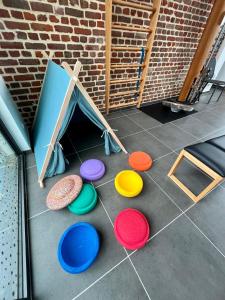 Villas Aux Bois Dores de la Ferme de sorval, animaux de la ferme, fitness : photos des chambres