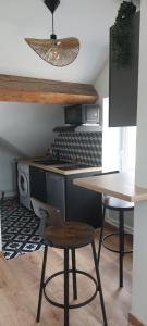 Appartements Alpine Stay Studio mansarde Chorrier Berriat Clinique Mutualiste : photos des chambres