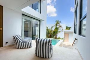 New build Villa Golden Pearl in Pererenan, Bali - Volcano view & pool