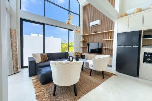 New build Villa Golden Pearl in Pererenan, Bali - Volcano view & pool