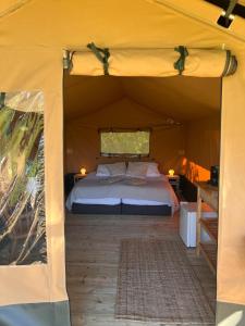 Een luxe safari tent