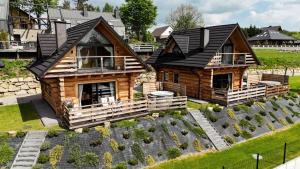 Domek drewniany w górach Jacuzzi & Balia - Osada Chełm