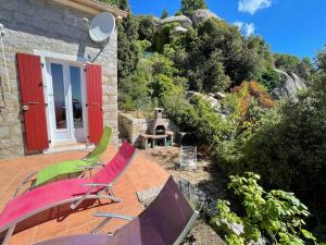 Maisons de vacances Maison de charme avec vue imprenable sur le golfe de Porto-Vecchio : photos des chambres