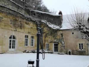 Maisons de vacances Maison troglodyte elegante avec spa, salle de jeux et jardin clos a Vouvray - FR-1-381-87 : photos des chambres