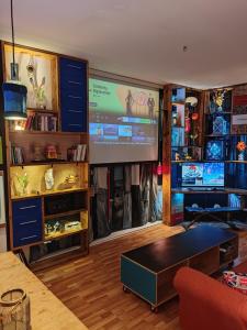 Home cinema with fantastic views fully re-cycled concept Home