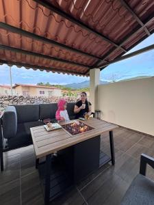 Casa completa con Vistas al Volcán y hogueras para el frío de la noche