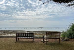 Maisons de vacances Cote Mer - Maison familiale acces prive a la plage : photos des chambres