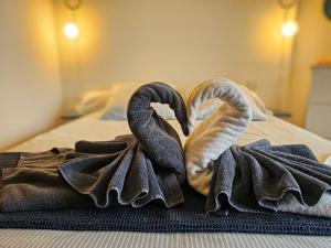 Appartements Superbe Duplex les pieds dans l'eau Vue Lac et Chateau avec Plage et parking Prives : photos des chambres