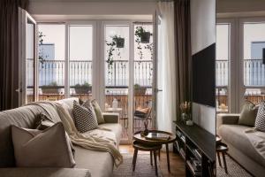 Modern studio with terrace