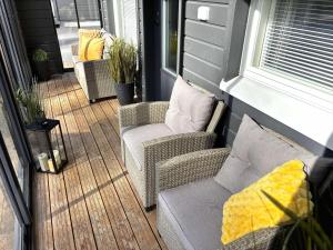 Luhtitalon päätyhuoneisto saunalla - Liinavaatteet,pyyhkeet ja loppusiivous sisältyvät aina majoituksen hintaan