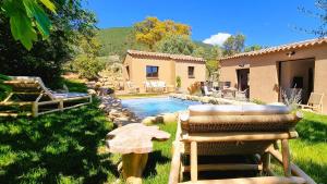 Domaine de Gialla Bergerie Figa, 4 pers, piscine chauffée, 10 mn plage