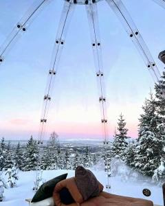 Glass Igloo With Panoramic Views In Ã…sbygda