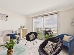 Vue mer - Appartement pour 6 - 5 m de la plage