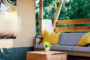 Glamping bij Vakantiepark De Sallandshoeve