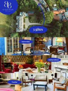 Maisons de vacances L'Independance - Cottage - Chateau Le Bas Bleu : photos des chambres