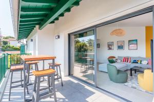 Appartements Bel appartement avec terrasse vue rhune, parking et proche des plages de Bidart : photos des chambres