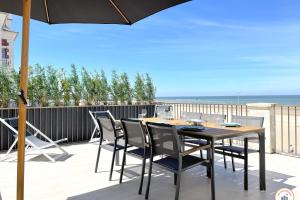 Roches Normandes - Terrasse Vue Mer et Plage