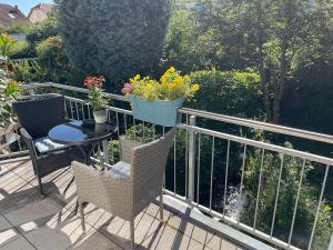 Messe- & Ferienwohnung mit Balkon nähe Uniklinik