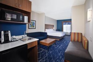 King Suite with Sofa Bed room in Holiday Inn Express Hotel & Suites Auburn Hills an IHG Hotel