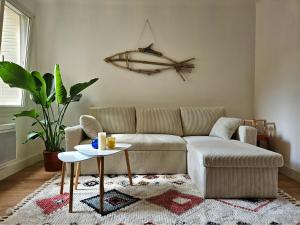 Appartements T2 au calme, proche mer, ideal couple ou teletravail : photos des chambres
