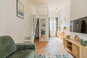 Delicate studio bathed in sunlight