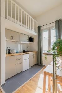 Delicate studio bathed in sunlight