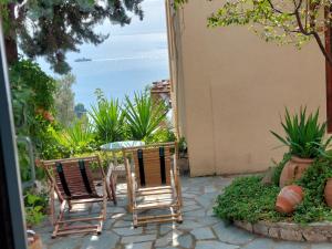 Avra traditional Blue house, Elmas Houses